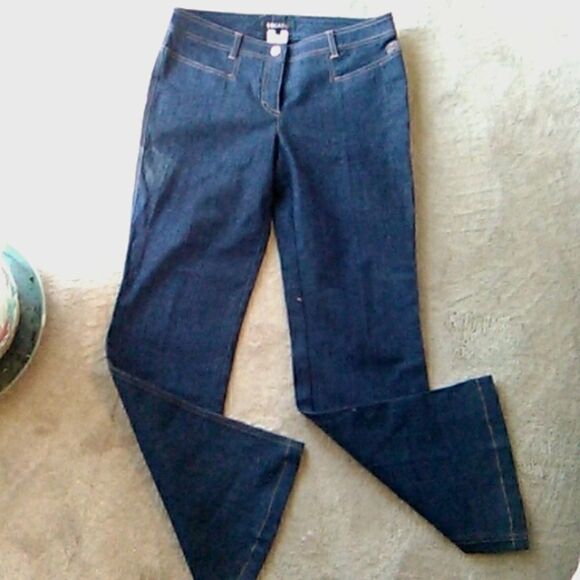 NWOT Escada Dark Wash Jeans - Picture 1 of 13